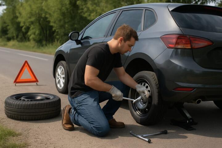 Changing a Flat Tire: A Straightforward Walkthrough